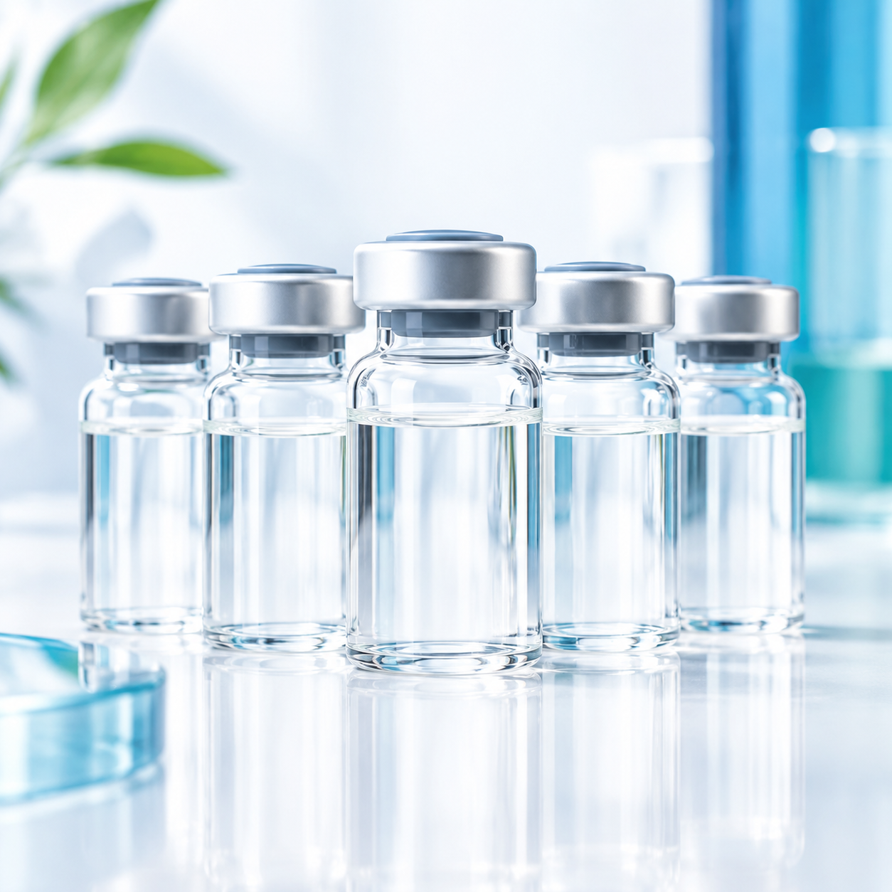 HA complex solution vials